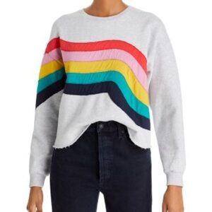 Marine Layer Multicolor Stripe Crew Neck Sweater size large